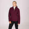 Forro polar de media cremallera Core Shires Aubrion - Burdeos