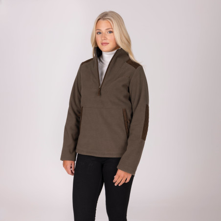 Forro polar unisex con cremallera de un cuarto Heritage Shires Aubrion