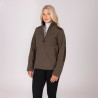 Forro polar unisex con cremallera de un cuarto Heritage Shires Aubrion - Oliva oscuro