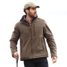 Forro polar con cremallera Heritage unisex Shires Aubrion - Oliva oscuro