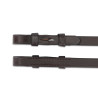 Riendas de goma con inserto de nailon Shires Velociti Lusso - Havana