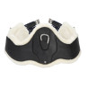 Cinchón anatómico Elite Shires Velociti Lusso - Negro