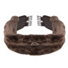 Cincha Contour SupaFleece Shires Arma - Castaño