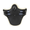 Cincha corta con púas Shires Velociti Lusso Elite - Negro