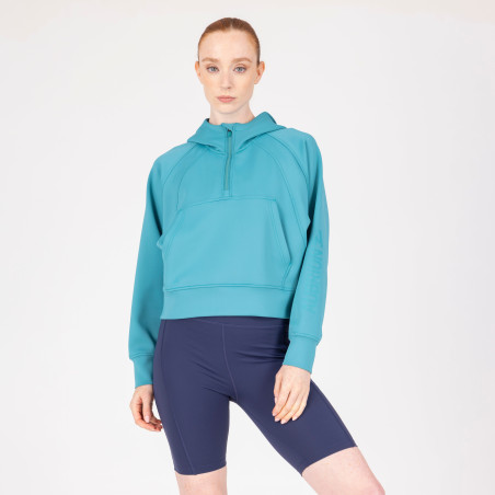 Sudadera con capucha de cuarto cierre React Shires Aubrion