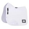 Manta de doma numerada Shires Arma - Blanco