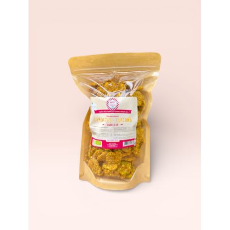 Galletas de linaza Happy Crackers zanahoria y cúrcuma