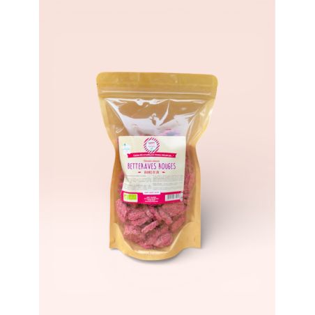 Galletas crujientes de linaza Happy Crackers remolacha roja