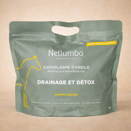 Arcilla Nellumbo Drenaje y desintoxicación