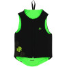 Protector de espalda Komperdell Junior - Verde fosforescente / negro