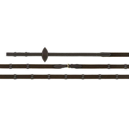 Riendas de cincha Norton Pro EK-Cuero aceitado