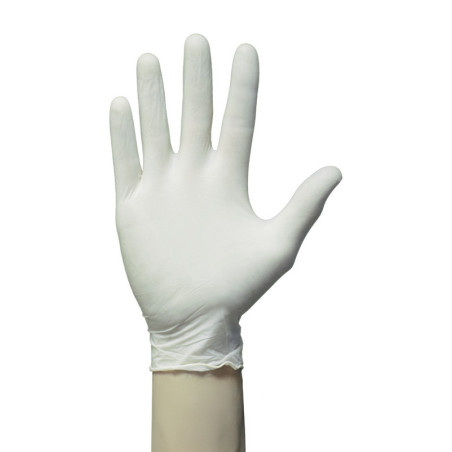 Guantes de examen Génia estériles sin polvo