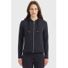 Sudadera con cremallera Harcour Clarianne mujer - Negro