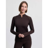 Capa base ligera LeMieux Brilliance Heyden para mujer - Café exprés