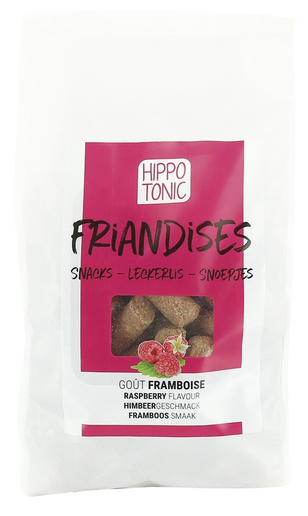 Golosinas de equitación sabor frambuesa para caballos