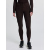 Pantalón de equitación LeMieux con refuerzos de silicona Brilliance para mujer - Café exprés