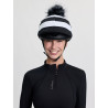 Toque con pompón LeMieux desmontable Derby - Negro