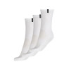 Calcetines deportivos Horze, paquete de 3 - Blanco / azul turquesa