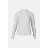 Polo de concurso B Vertigo Charlotta para mujer - Blanco / azul turquesa