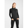 Camiseta técnica refrescante Horze Emmie de manga larga para mujer - Negro