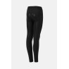 Legging de equitación Horze Maia Young Rider con asiento completo - Negro