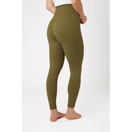 Leggings de equitación térmicos sin costuras Horze Melissa para mujer