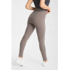 Legging de equitación Horze Vilma para mujer con culera integral refrescante - Madera a la deriva