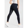 Pantalón de equitación Horze Matilda perforado mujer full grip - Azul marino oscuro
