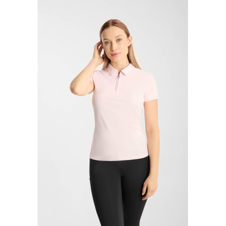 Polo funcional Horze Willow para mujer de manga corta
