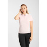 Polo funcional Horze Willow para mujer de manga corta - Rosa pálido