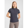 Camiseta de entrenamiento Horze Emmie para mujer de enfriamiento de manga corta - Odisea marina
