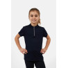 Camiseta de entrenamiento Horze Mina Young Rider - Azul marino oscuro