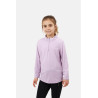 Camiseta de entrenamiento Horze Young Rider refrescante Emmie de manga larga - Escarcha de lavanda
