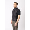 Chaleco de Equitación Acolchado Ultra Ligero para Hombre Simon - Gris antracita oscuro
