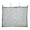 Red de heno dúo sin nudos Waldhausen de 2 lados rectangular - Negro / guarnicionería