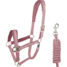 Cabezada y ramal Waldhausen Velvet - Rosa viejo