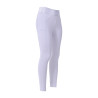 Pantalón de equitación Euro-Star Impressive FullGrip para niños - Blanco
