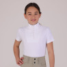 Camisa de concurso Optima MX joven jinete Shires Aubrion - Blanco