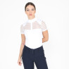 Camisa de concurso Optima Vx Shires Aubrion - Blanco