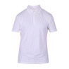 Camisa de concurso con cremallera Optima MX para hombre Shires Aubrion - Blanco