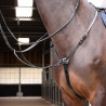 Collar de pechera Hunt Weight Shires Velociti Gara - Negro