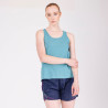 Camiseta sin mangas de algodón React Shires Aubrion - Bruma