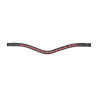 Frontal bicolor Shires Velociti Gara - Negro / rojo