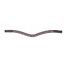 Frontal bicolor Shires Velociti Gara - Negro / rosa