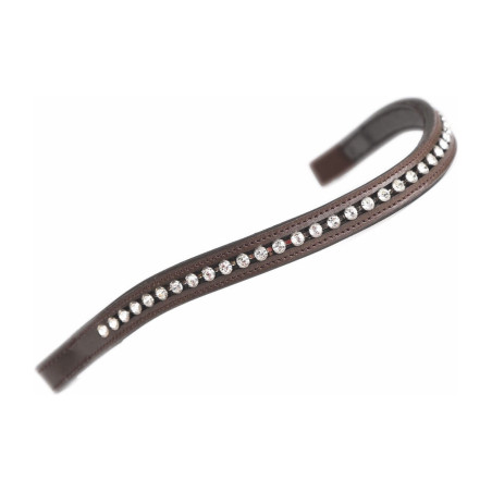 Frontal ancho con strass Shires Velociti Gara