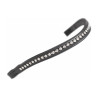 Frontal ancho con strass Shires Velociti Gara - Negro / transparente