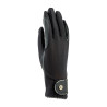 Guantes de equitación Aero FlexFit para niño Shires Aubrion - Negro