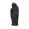 Guantes de equitación Arene Shires Aubrion - Negro