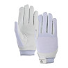 Guantes de equitación Stratos para niño Shires Aubrion - Blanco