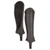 Mini-chaps sintéticas para adulto Shires Moretta - Negro